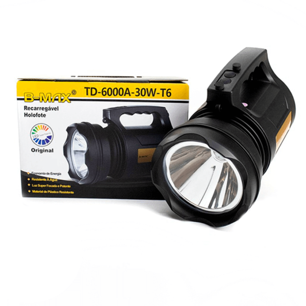 Lanterna Holofote Super Potente Led 30w Td 6000a T6 P/ Pesca - Image 2
