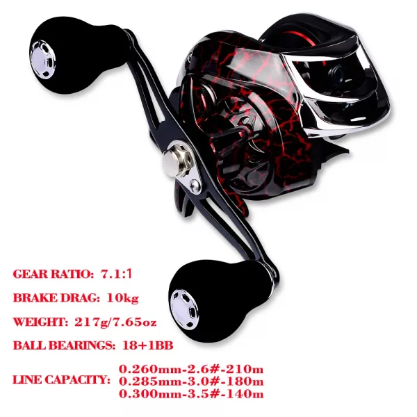 New SHIMANO Outdoor Drip Wheel 10KG Pull Fishing Line Wheel 7:1:1 Fishing Gear Supplies Sea Fishing Wheel - Image 5