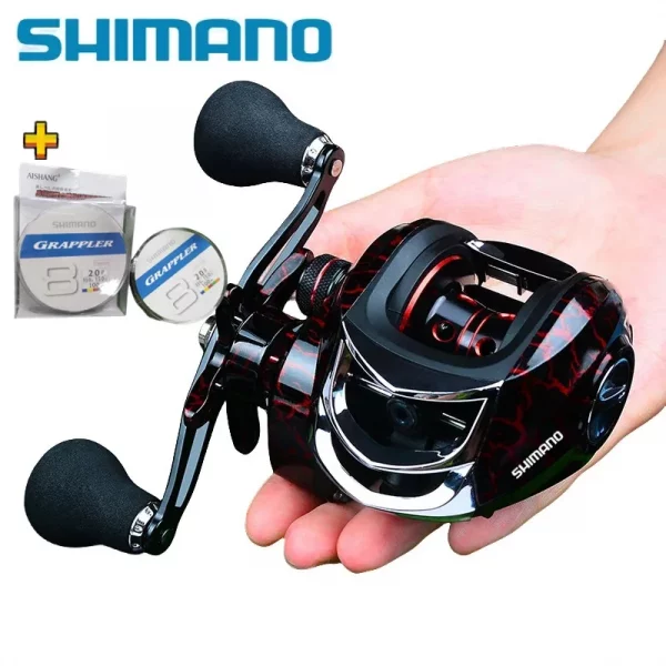 New SHIMANO Outdoor Drip Wheel 10KG Pull Fishing Line Wheel 7:1:1 Fishing Gear Supplies Sea Fishing Wheel - Image 8